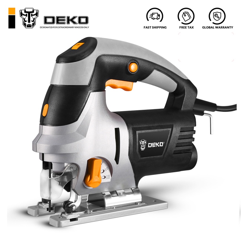 DEKO Jig Saw Laser Electric Saw Metal Ruler, Allen Wrench Jigsaw Power Tools DKJS80Q1 800W/DKSS02 350W/DKJS80Q3 600W|Electric Saws| - AliExpress