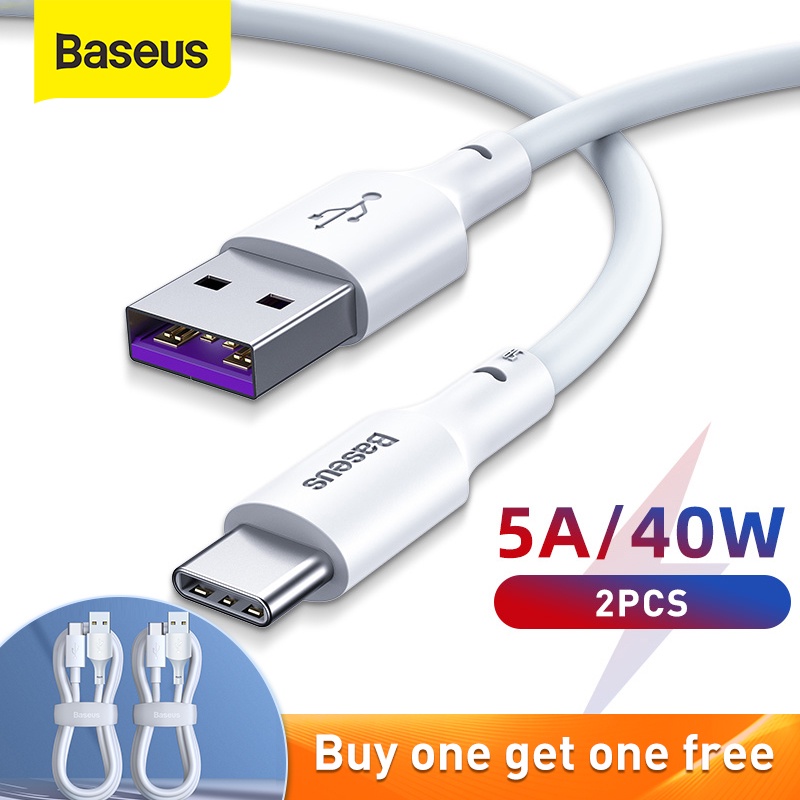 Baseus Fast Charging USB Type C Cable 5A USB C Cable Type C cable for Huawei Data Cord Charger USB Cable C For Samsung S20 S10|Mobile Phone Cables| - AliExpress