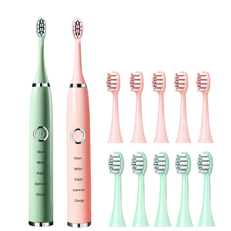 Newest Sonic Electric Toothbrushes for Adults Kids Smart Timer Rechargeable Whitening Toothbrush IPX7 Waterproof 4 Brush Head|Electric Toothbrushes| - AliExpress