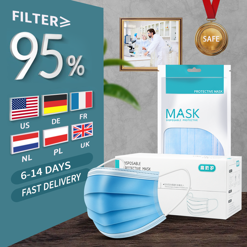 Disposable Mask Face Mask Mascherine Face Masks Anti Dust Anti Fog Haze Face Mouth Mask 3 layer Filter Mask|Masks| | - AliExpress
