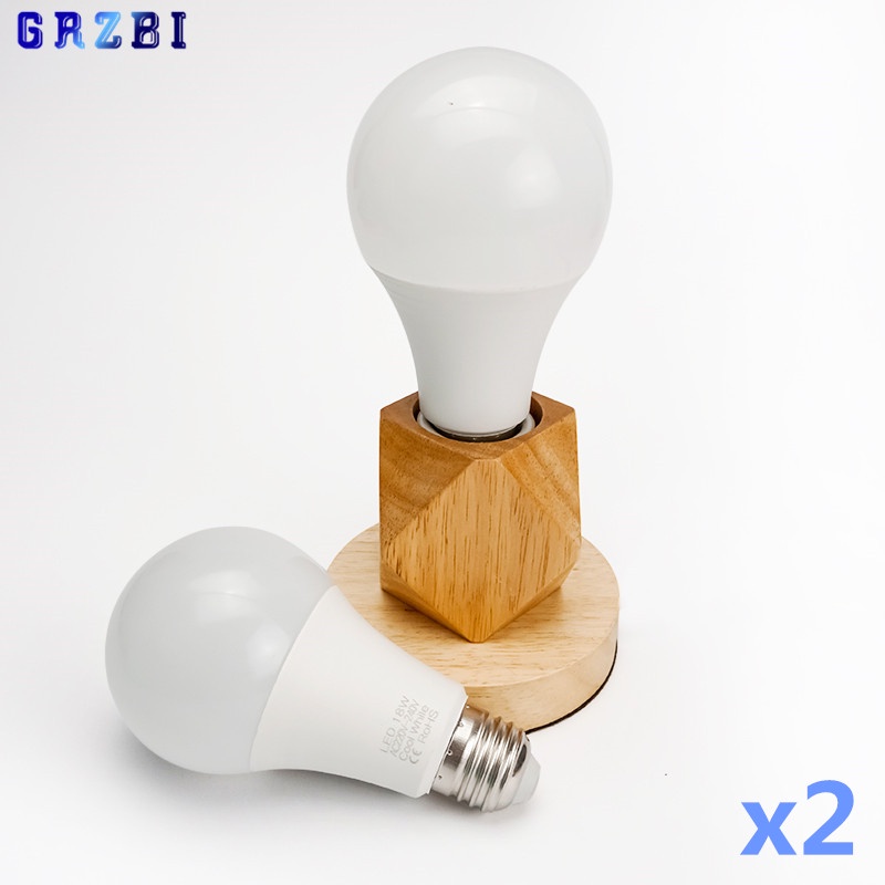 2pcs/lot LED Bulb E27 E14 3W 6W 9W 12W 15W 18W 20W LED Light AC 220V 230V Cold/Warm White Lampada Ampoule Bombilla Lamp Lighting|LED Bulbs & Tubes| - AliExpress