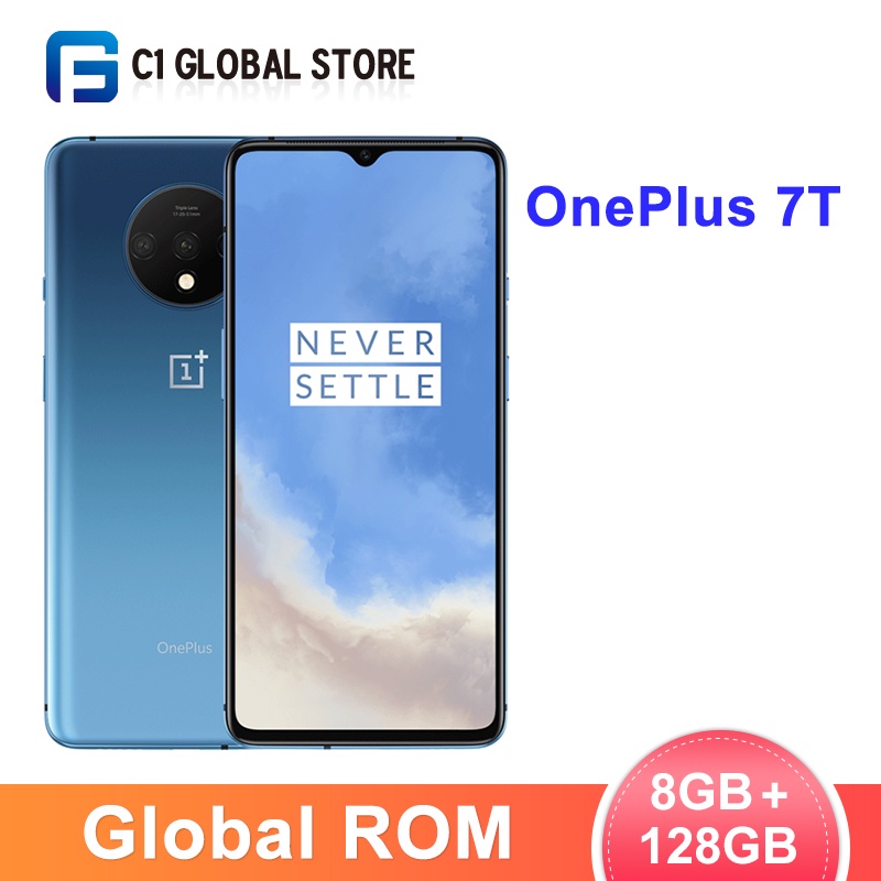 Global ROM OnePlus 7T 8GB 128GB Smartphone Snapdragon 855 Plus Octa Core 6.55