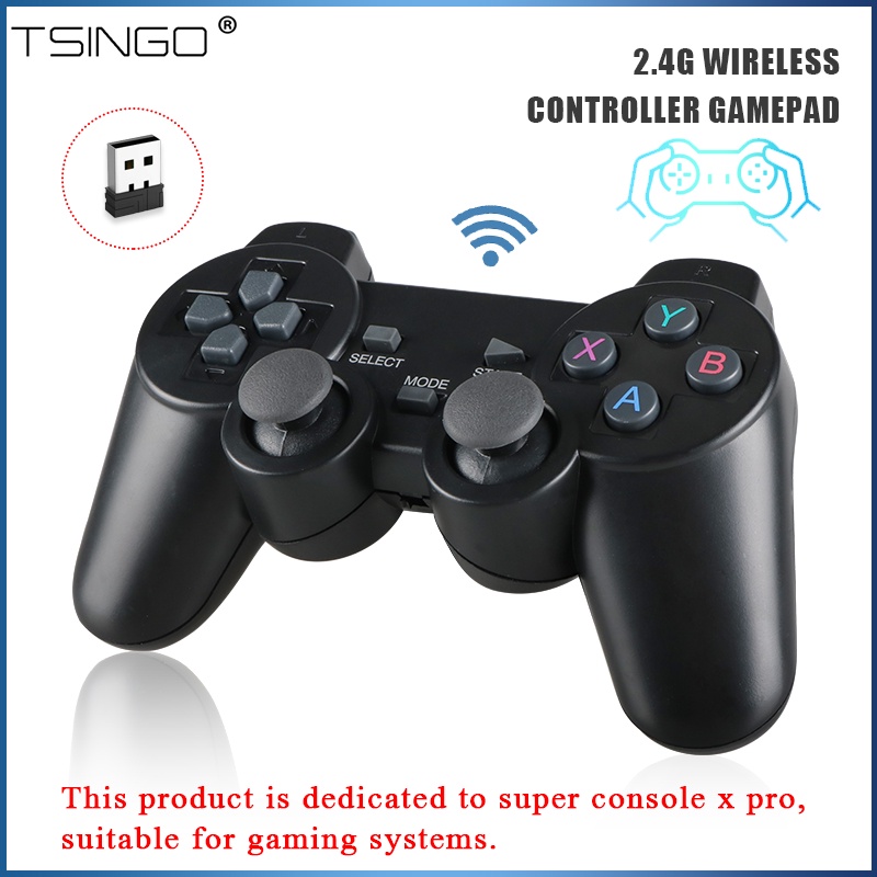 TSINGO 2.4Ghz Wireless Gamepad For PSP / PC / TV Box /Android Phone Game Controller Joystick For Super Console X Pro|Gamepads| - AliExpress