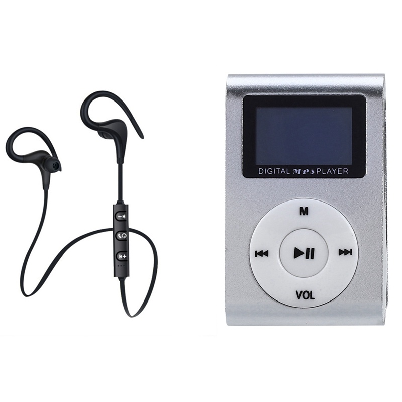 Mini USB Clip MP3 Player Video Screen Support 32GB Micro SD TF Card & Bluetooth Earphone Sports Wireless Headphone|HiFi Players| - AliExpress