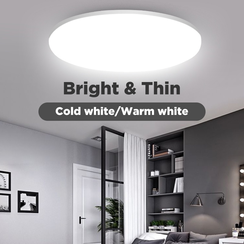 LED Ceiling Lights For Living Room 220V 15/20/30/50W Round Panel Light Surface LED Ceiling Lamp Bedroom Kitchen Lighting Fixture|Ceiling Lights| - AliExpress