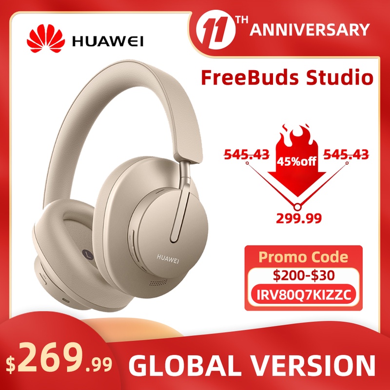 Huawei Freebuds Studio Global Version Bluetooth Audiophile Headphones Wireless TWS HI FI ANC Type C Gaming Headset with|Bluetooth Earphones & Headphones| - AliExpress