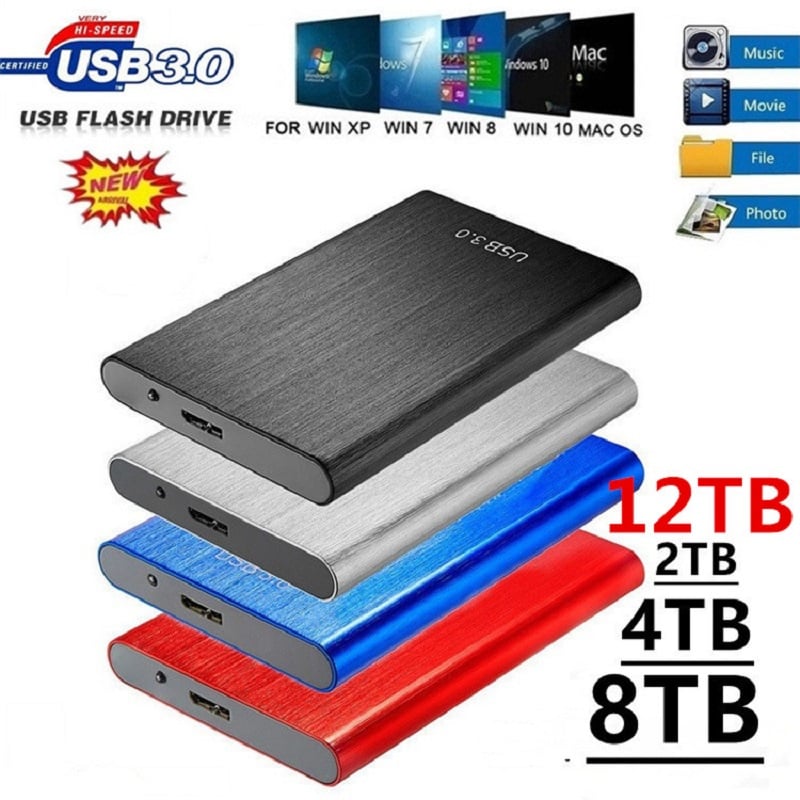 HDD 2.5 8TB External Solid State Drive 12TB Storage Device Hard Drive Computer Portable USB3.0 SSD Mobile Hard Drive hd externo|External Hard Drives| - AliExpress
