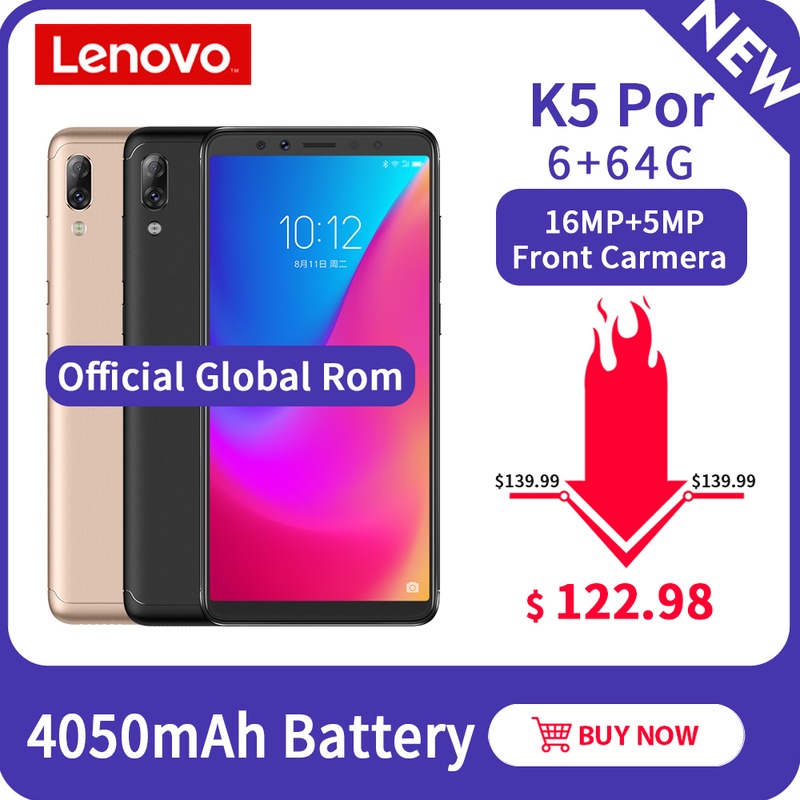 Lenovo Snapdragon 636 K5 Pro 6GB+64GB 4050mAh Four Cameras 5.99 inch 18:9 Mobile Phone 4050mAh 4G LTE Smartphone Global Version-in Cellphones from Cellphones & Telecommunications on AliExpress - 11.11_Double 11_Singles' Day