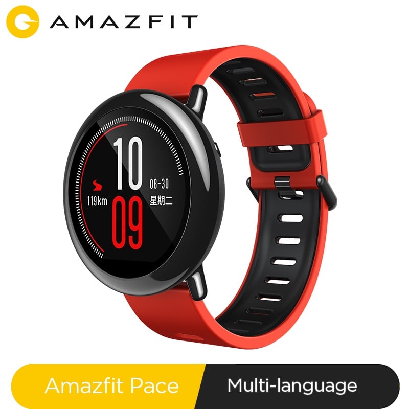 Huami Amazfit Pace Smartwatch Amazfit Smart Watch Bluetooth GPS Information Push Heart Rate Intelligent Monitor-in Smart Watches from Consumer Electronics on AliExpress - 11.11_Double 11_Singles' Day