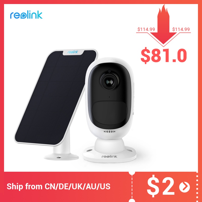 Reolink Argus 2 and Solar panel Rechargeable Battery wireless camera WiFi 1080P Full HD Outdoor Indoor Camera two way audio PIR|Surveillance Cameras| - AliExpress