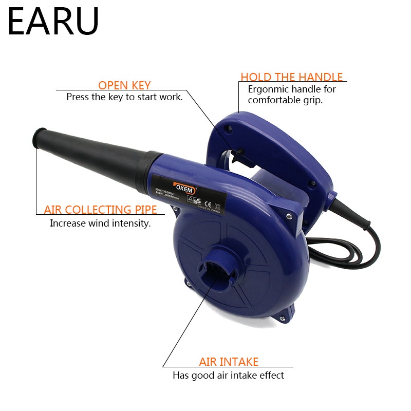 1pc Vacuum Computer Cleaner Electric Industrial Air Blower Dust Blowing Dust Computer Dust Collector Air Blower 600W 220V Vacuum|Blowers| - AliExpress