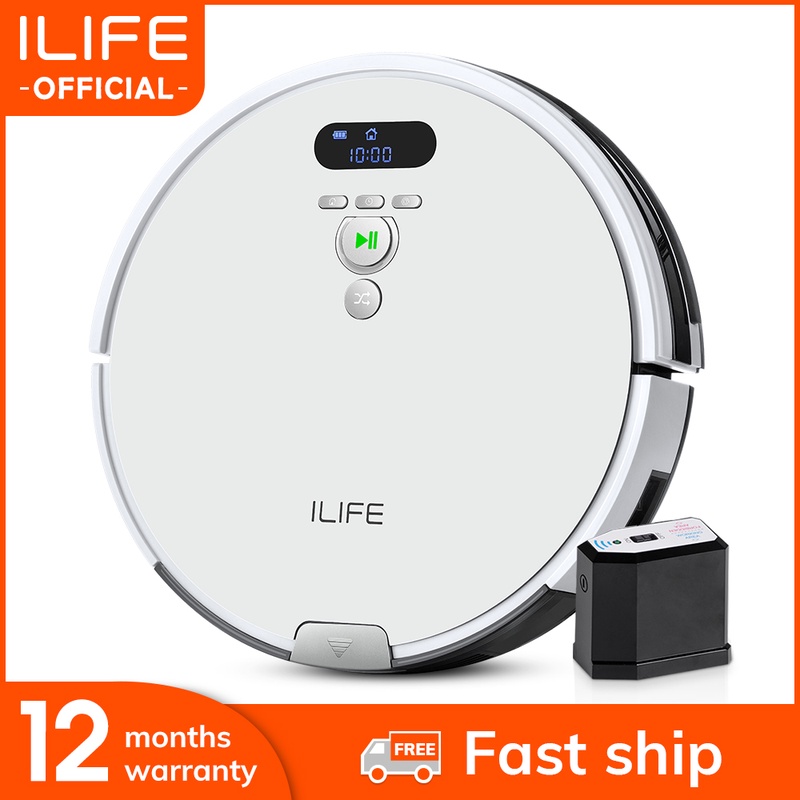 ILIFE V8s/V8 Plus Robot Vacuum Cleaner Vacuum Wet Mop Navigation Planned Cleaning large Dustbin Water Tank Schedule disinfection|robotic vacuum cleaner wet|robot vacuum cleanervacuum cleaner - AliExpress