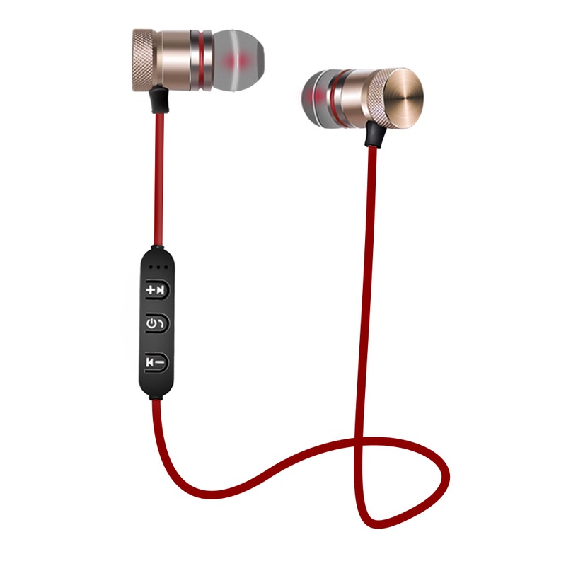 Newest SGS Bluetooth-connected sports Earphone stereo headset microphone For iPhone Xiaomi HUawei iPhone Samsung