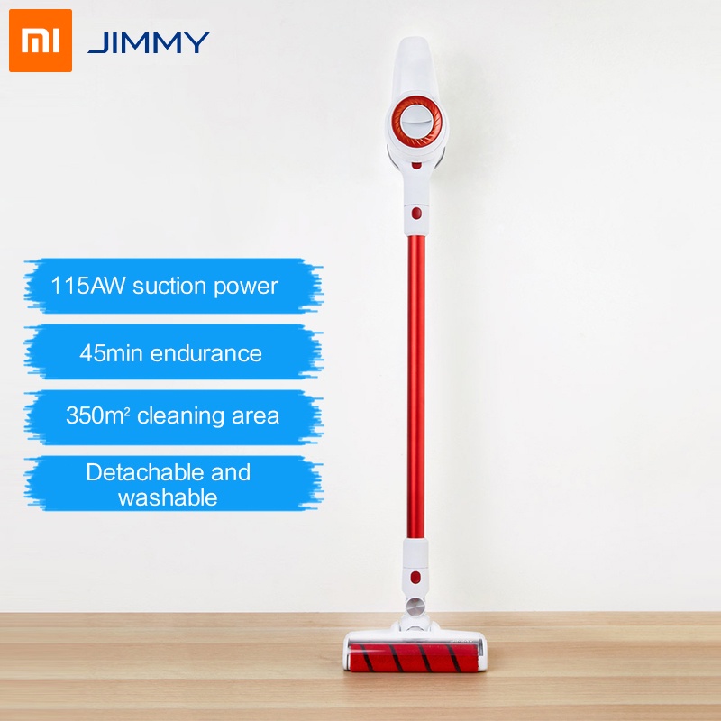 JIMMY JV51 Handheld Cordless Vacuum Cleaner Protable Wireless Cyclone Filter 115AW Strong Suction Carpet Dust Collector for Home