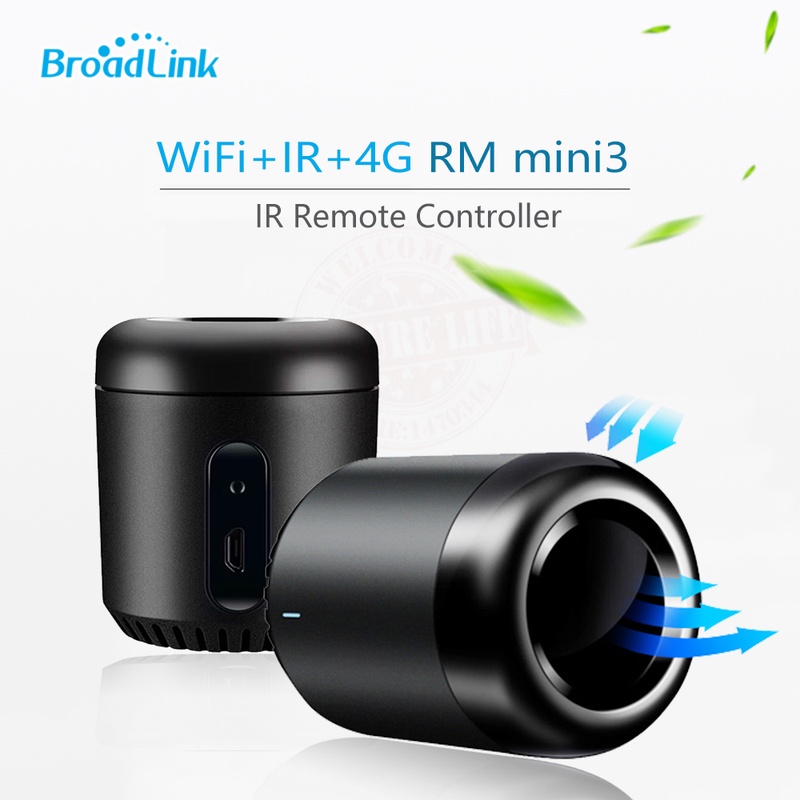 Newest Broadlink RM Mini3 Black Bean Smart Home Universal Intelligent WiFi/IR/4G Wireless Remote Controller By Smart Phone