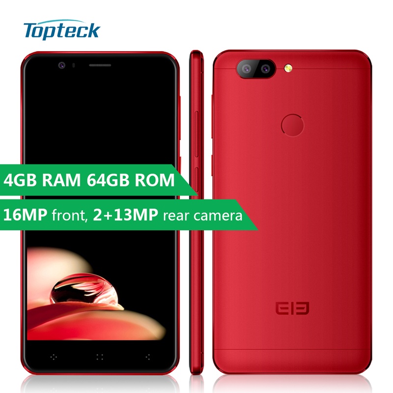 ELEPHONE P8 MINI 4G MTK6750T Octa Core Android 7.0 Smartphone 4GB+64GB 5.0 inch FHD Cellphone 16MP Fingerprint OTG Mobile Phone