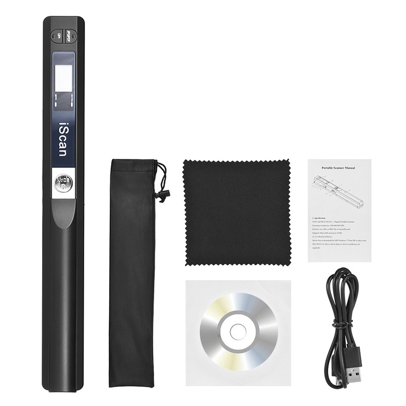 Handheld Mini Portable 900DPI A4 Book Document Scanner LCD Display JPG/PDF Format Document Image Iscan Offline Scanning|Scanners| - AliExpress