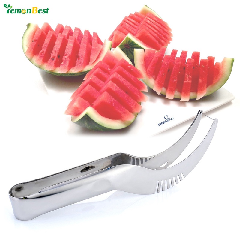 Convenient Stainless Steel Watermelon Slicer Fruit Melon Cutter Corer Scoop Household Kitchen Tool Utensils Slicy