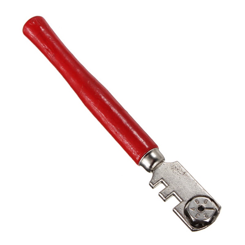 New Arrival!!!New 6 Six Wheel Glass Cutter Tile Grip Cutting Craft Kit Tool Wooden Handle Best Price