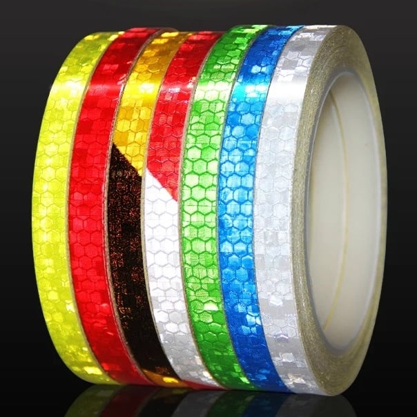 800cm/315inch Fluorescent MTB Bike Bicycle Cycling Motorcycle Reflective Stickers Strip Decal Tape Safety Waterproof
