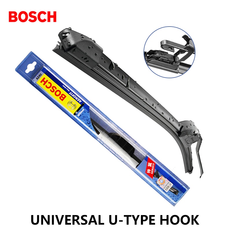 1pcs/lot BOSCH Car AEROFIT Windscreen Wipers Windshield Wiper Blades U-type Universal U Hook