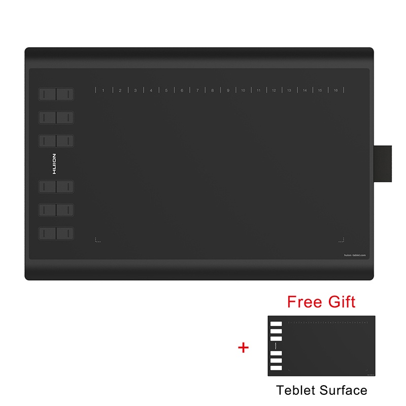 HUION New 1060 Plus 8192 Levels Digital Tablets Drawing Tablets Signature Pen Tablet Professional Graphic Tablets with Film Gift-in Digital Tablets from Computer & Office on AliExpress