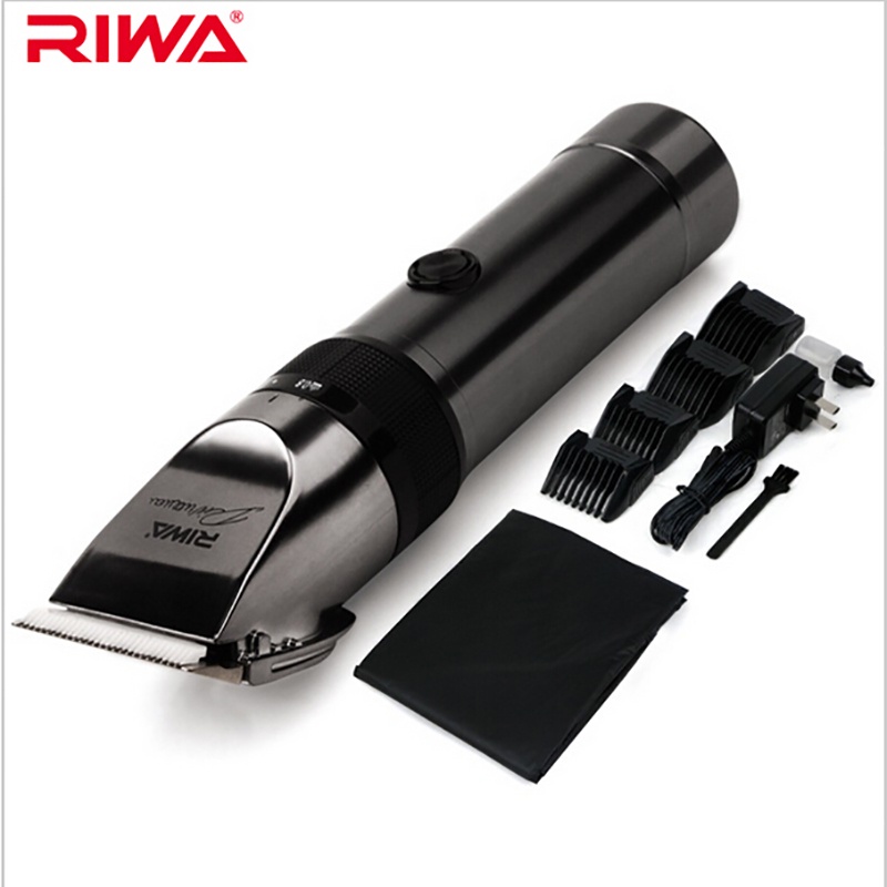 Riwa Professional hair clipper lithium battery aluminum 100-240V hair cutting machine X9 hair trimmer free shipping Hair Shaver