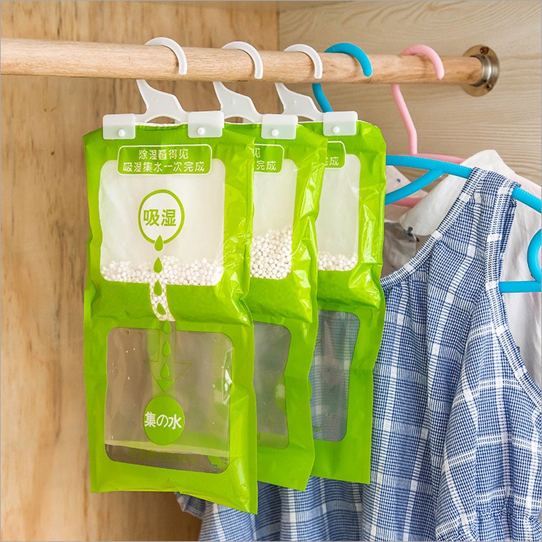 desiccant bag Household Cleaning Tools Chemicals Be hanging wardrobe closet bathroom moisture absorbent dehumidizer