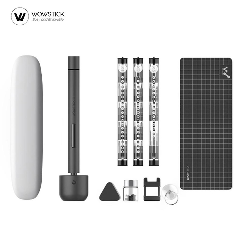Wowstick 1F Pro Mini Electric Screwdriver Rechargeable Cordless Power Screw Driver Kit With LED Light Lithium Battery Operated 2