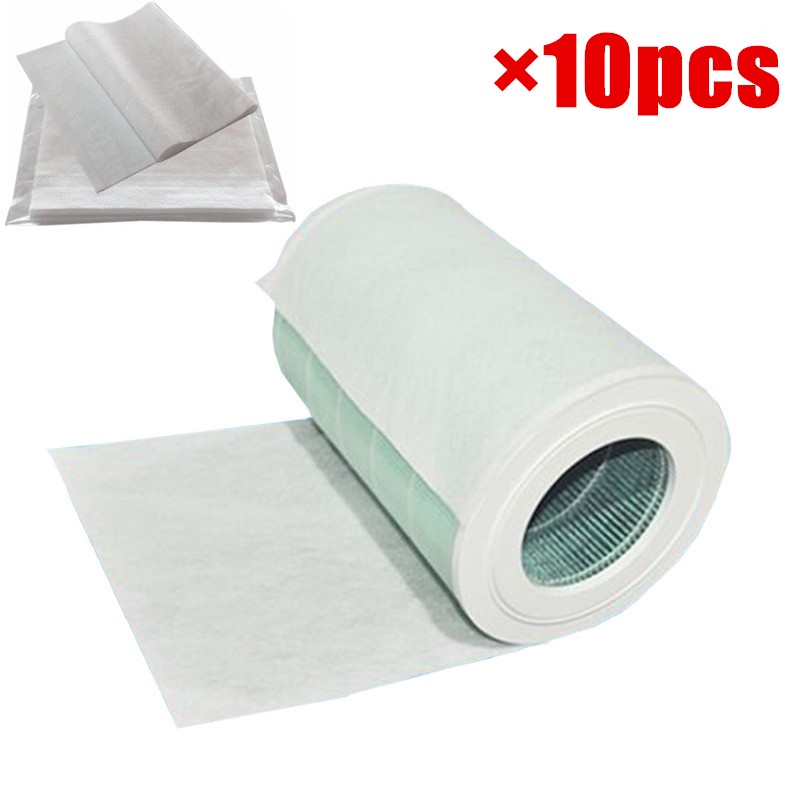 10pcs 68x30cm electrostatic cotton for xiaomi mi air purifier pro / 1 / 2 universal brand air purifier filter Hepa filter