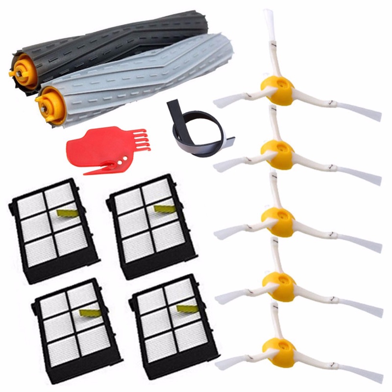 13Pcs/Lot Tangle-Free Debris Extractor Replacement Kit iRobot Roomba 800 900 series 870 880 980 Vacuum Robots accessory parts