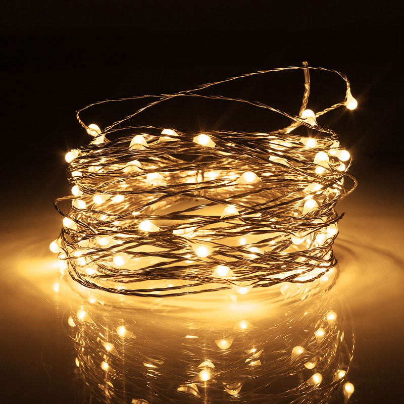 10M Copper Wire LED String Light Multicolor RGB USB Power Operated Fairy Light Christmas Home Party Decor Waterproof