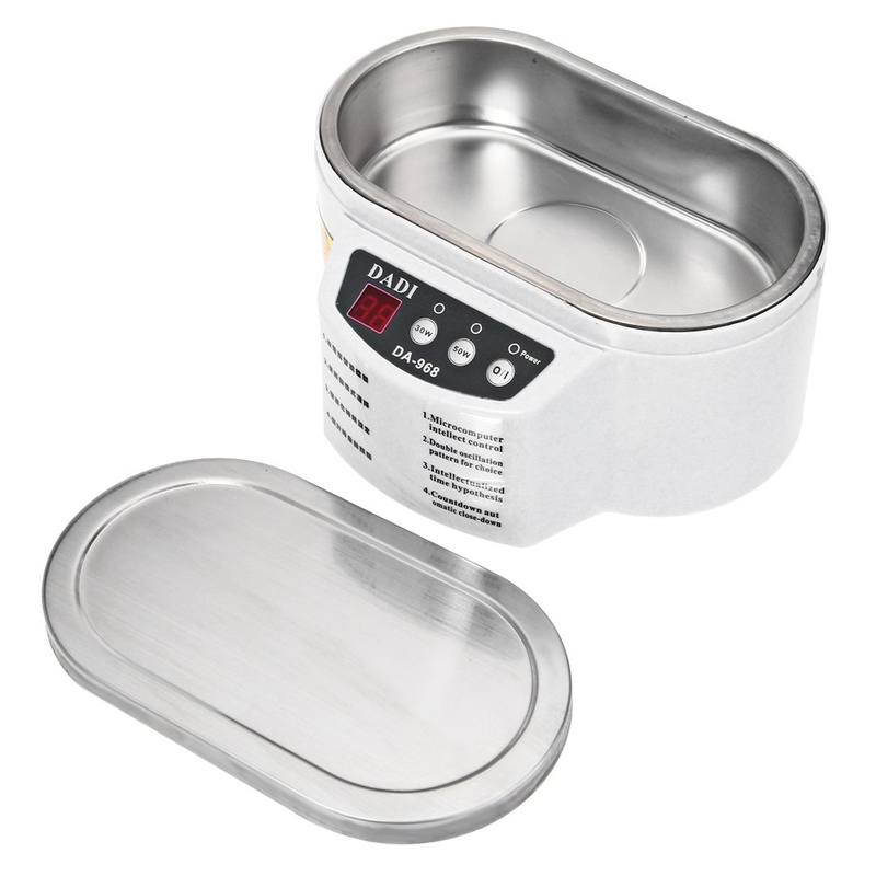 2016 New Smart Mini Ultrasonic Cleaner Bath For Cleaning Jewelry Glasses Circuit Board Intelligent Control Cleaner US / EU Plug