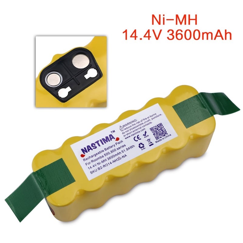 NASTIMA 3600mAh Battery for iRobot Roomba 500 600 700 800 900 Series Vacuum Cleaner iRobot roomba 600 620 650 700 770 780 800