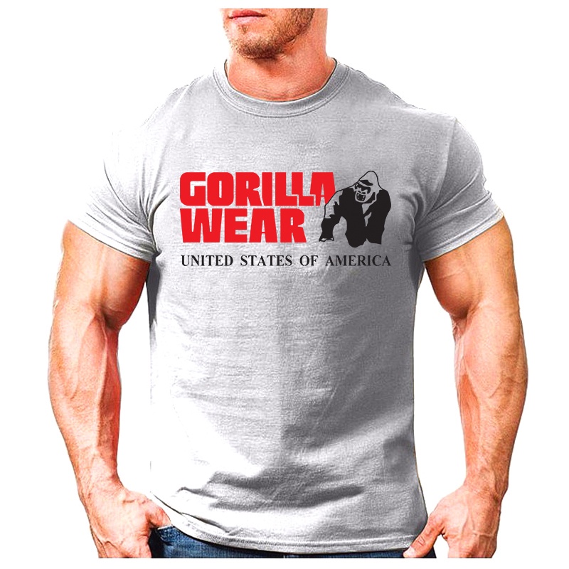 Cool 2019 Tshirts Men short sleeve T Shirt men Gorilla WEAR printing Sweatshirt Mens Casual Brand Clothing pullover Tops&Tees;-in T-Shirts from Men's Clothing on Aliexpress.com | Alibaba Group