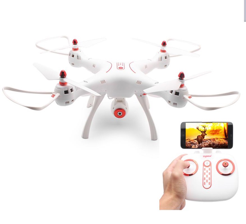 Clearance! Syma X8SW WIFI FPV With 720P HD Camera 6Axis Altitude Hold RC Quadcopter RTF Camera Drone Remote Control Helicopter