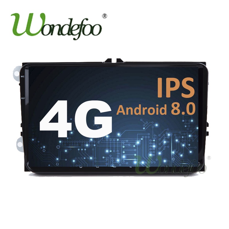 IPS 4G Android 8.0 /ANDROID 7.1 2G Car GPS Radio for VW GOLF 5 Golf 6 Polo Passat CC Jetta Tiguan Touran stereo screen NO DVD
