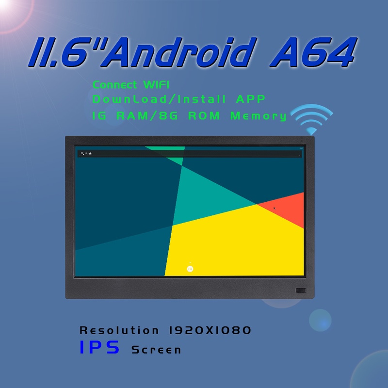 11.6 inch IPS WIFI Android 6.0 support Mouse download install App 1920x1080 digital photo frame advertising machine 1+8G Memory|Digital Photo Frames| - AliExpress