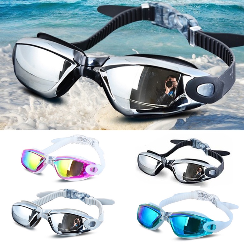 2017 Men Women Anti Fog UV Protection Swimming Goggles Professional Electroplate Waterproof Swim Glasses