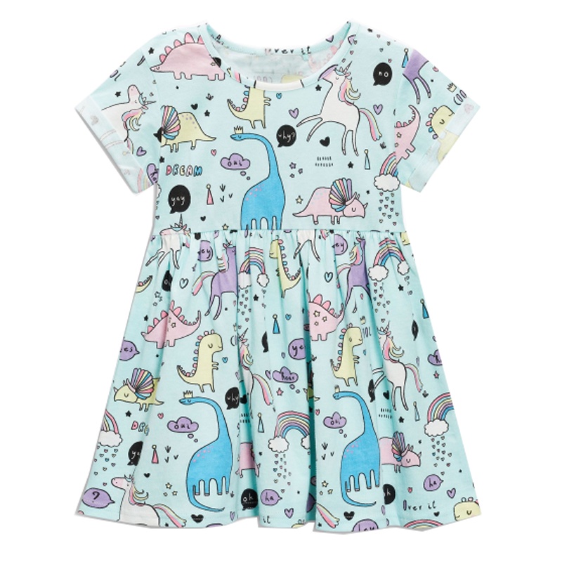 Baby Girls Dress Summer Unicorn Costume for Kids Clothing 2018 Brand Children Party Dresses Animal Girls Clothes Princess Dress