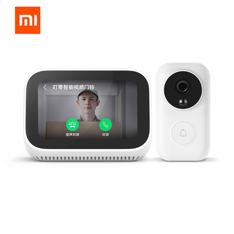 Original Xiaomi AI Face Touch Screen Bluetooth 5.0 Speaker Digital Display Alarm Clock WiFi Smart Connection with vedio doorbell|Smart Remote Control|Consumer Electronics - AliExpress