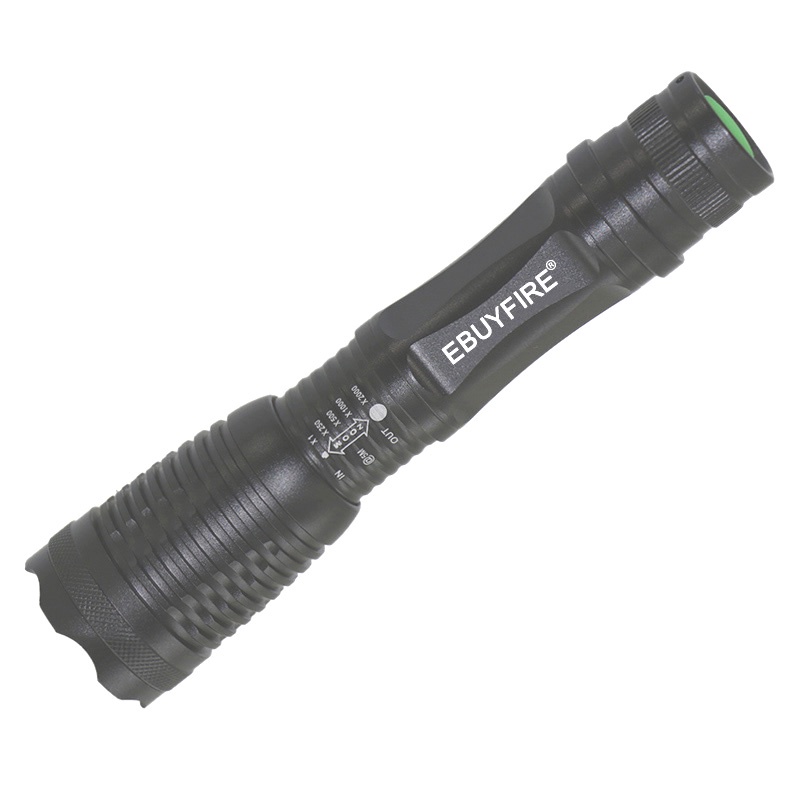 E007 Zoomable 2500LM XML-L2 LED L2 Flashlight Torch 5 Modes 18650 AAA Zoom LED Flash Light