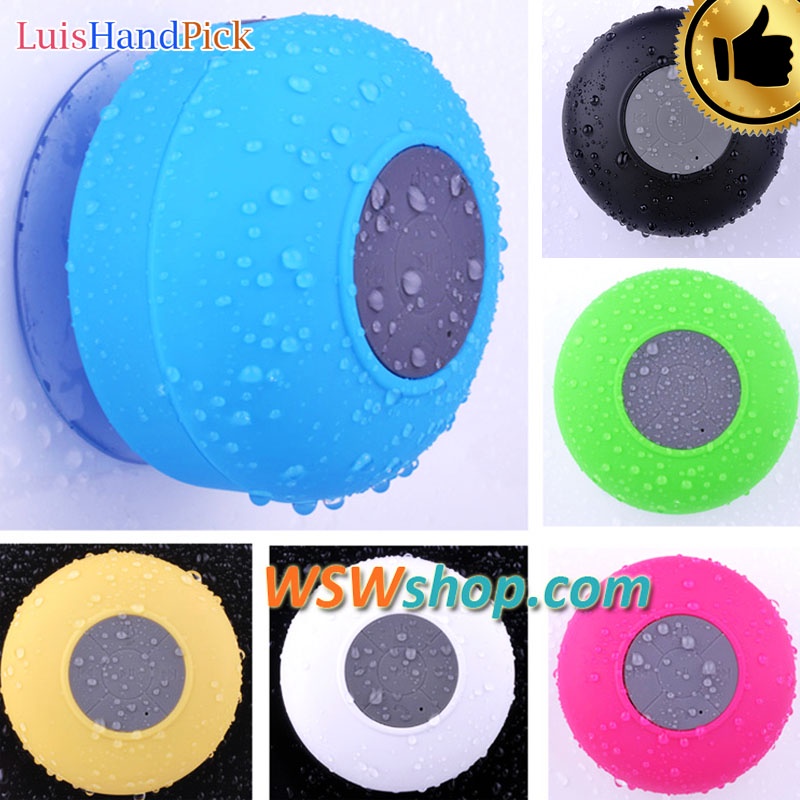 LuisHandPick Mini Bluetooth Speaker Water Proof Shower Bluetooth Speaker Wireless Portable Speaker With Sucker As A Stand
