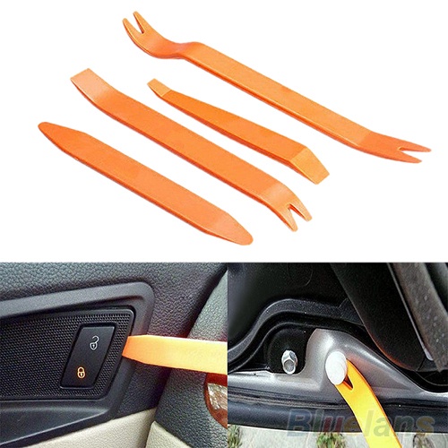 4pcs Auto Car Radio Door Clip Panel Set of Tools Trim Dash Audio Removal Installer Pry Tool 92UP