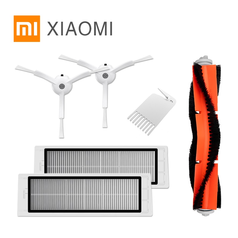 חבילת חלק אריזה מקורית לxiaomi רובוט שואב אבק 2 חילוף ערכות חלקי צד מברשות מברשת רולר פילטר hepa x2 x2 x1