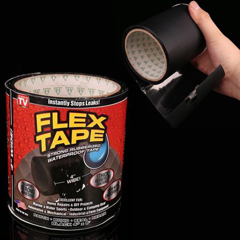 2017 New Flex Tape Super  Waterproof Paste Adhesive Tape Conduit Daily Necessities To Repair The Seal Black/White Magic Tape
