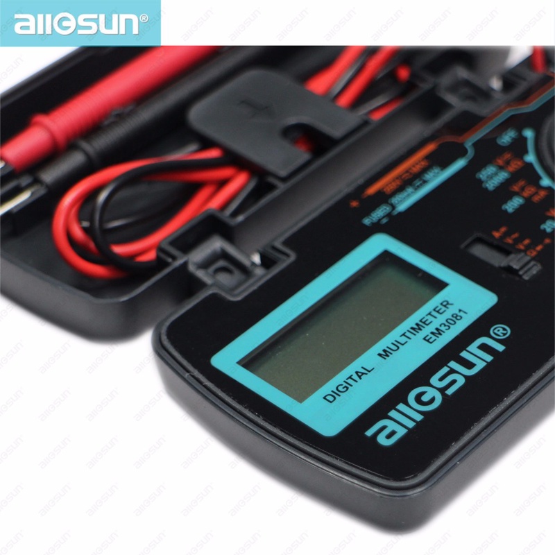 All-Sun EM3081 Digital Multimeter 3 1/2 1999 Low Battery Indication Overload Protection Tester