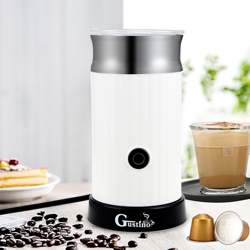 Gustino Coffee Maker Automatic Electric Milk Frother Foamer with Stainless Steel Container for Cappuccino Coffee Maker 500W