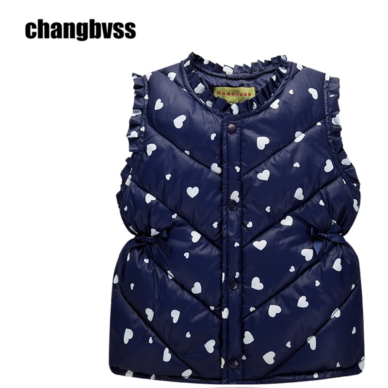 Multi-color Children's Clothing winter Outerwear Coats for Girl and Boys, Cute Baby Vest Kids Warm Jacket Vest Free Shipping