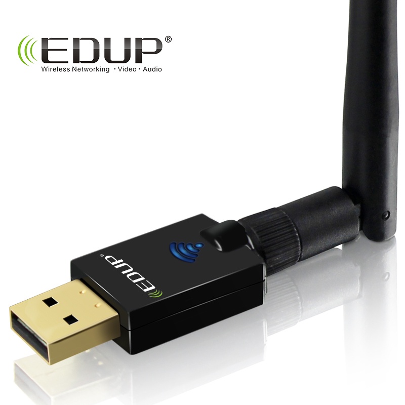 EDUP 5ghz USB Wireless Wifi Adapter 600mbps 802.11ac USB ethernet adapter Network Card wi-fi receiver Windows Mac for PC EP-1607